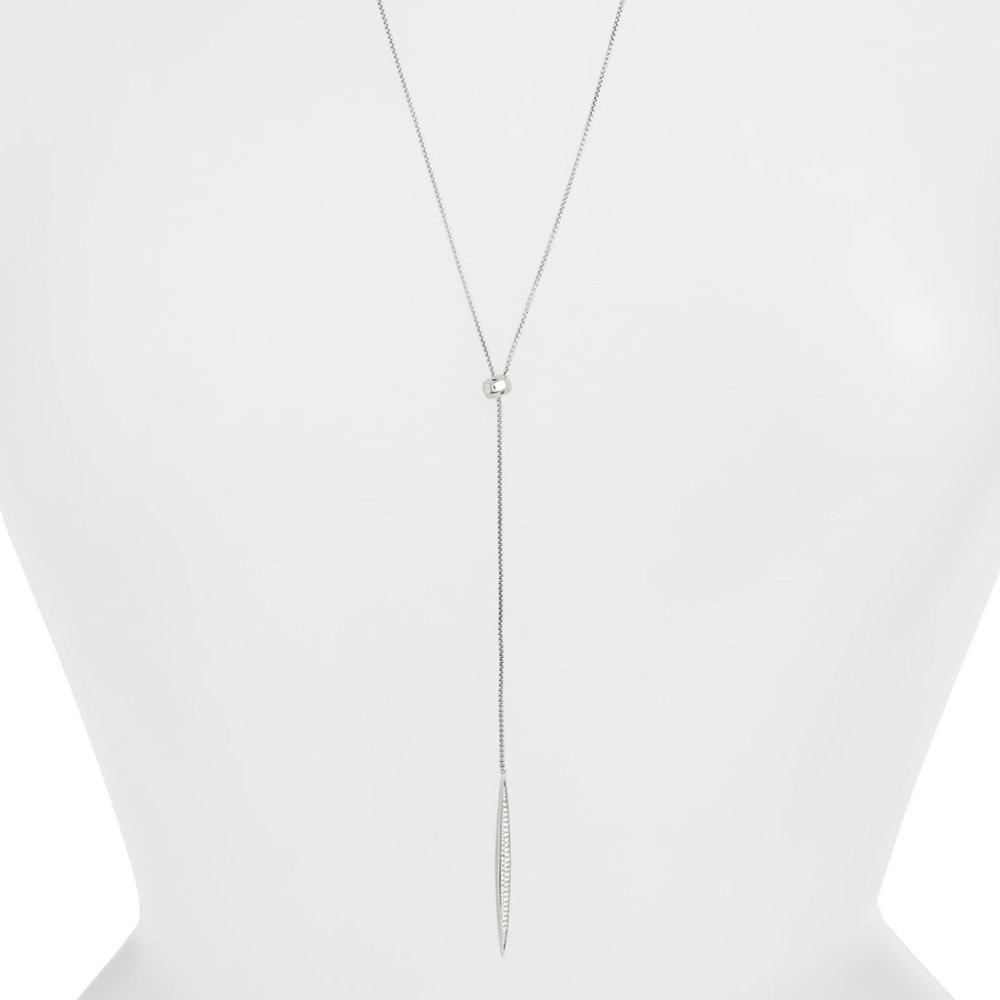 Tattoo Encrusted Adjustable Lariat Necklace